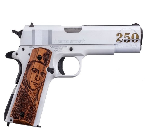 Thompson 1911 Navy 45ACP 5″ Wht/Blk/Wd 7rd