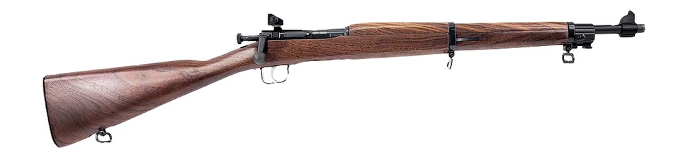 Crickett KSA1903 Mini 1903-A3 Springfield Replica Youth 22 LR 16.50″ Black Threaded Barrel & Receiver, Walnut Fixed Stock