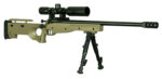 Crickett KSA2157 Precision Complete Package Youth 22 WMR 1rd 16.12" Threaded Bull Barrel w/Muzzle Brake, Thumbhole FDE Synthetic Stock w/Adjustable Cheek Comb, 10 3/8"-11 1/8" LOP, Includes 4x28 Comba