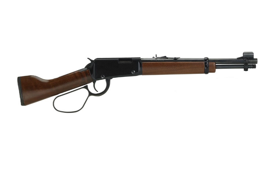 HENRY REPEATING ARMS H1 MARES LEG 22MAG BL/WD 12.8″