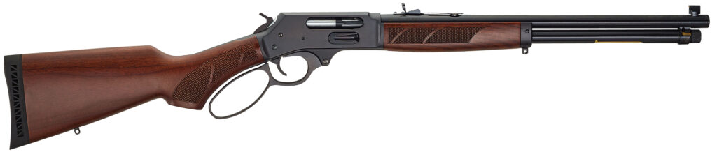 Henry H010G Side Gate  Full Size 45-70 Gov 4+1 18.43″ Blued Steel Barrel, Blued Steel Receiver, American Walnut Stock Right Hand
