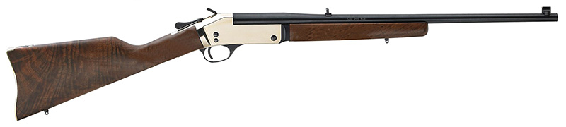 Sgl Shot Rifle.357 22″B A/S Brass Walnut