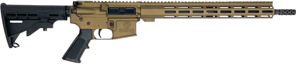 Great Lakes Firearms GL15400SSBRZ GL15  400 Legend 5+1 16.50″ Stainless Barrel, Bronze Cerakote Picatinny Rail Aluminum Receiver, M-LOK Handguard, Black Synthetic Stock Black Mil-Spec Grip