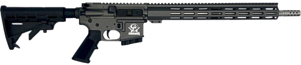 Great Lakes Firearms GL15400SSTNG AR-15  400 Legend 5+1 16″ Stainless Threaded Barrel, Tungsten Cerakote Picatinny Rail Aluminum Receiver, Adjustable Black Synthetic Stock, Mil-spec Polymer Grip