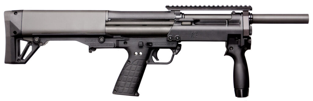 Kel-Tec KSGNRBLK KSG NR 12 Gauge 3″ 18.50″ 8+1 Black Rec/Barrel Black Fixed Bullpup Stock Right Hand