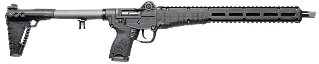 Kel-Tec SUB2K9GLKBLK SUB2000 Gen3 9mm Luger 15+1 16.15″ Black Nitride Steel Threaded Barrel, Black Picatinny Rail Aluminum Receiver, M-LOK Handguard, Black Synthetic Folding Stock