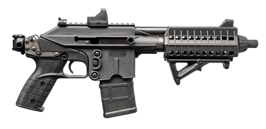 Kel-Tec PLR16BLKD PLR16 Defender w/ Brace 223 Rem/5.56 NATO 10+1 9.20″