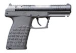 Kel-Tec PR57TNG PR-5.7  Compact Frame 5.7x28mm 20+1 4" Stainless Steel Rotary Barrel, Black Optic Ready/Serrated Slide, Tungsten Gray Frame & Textured Grip