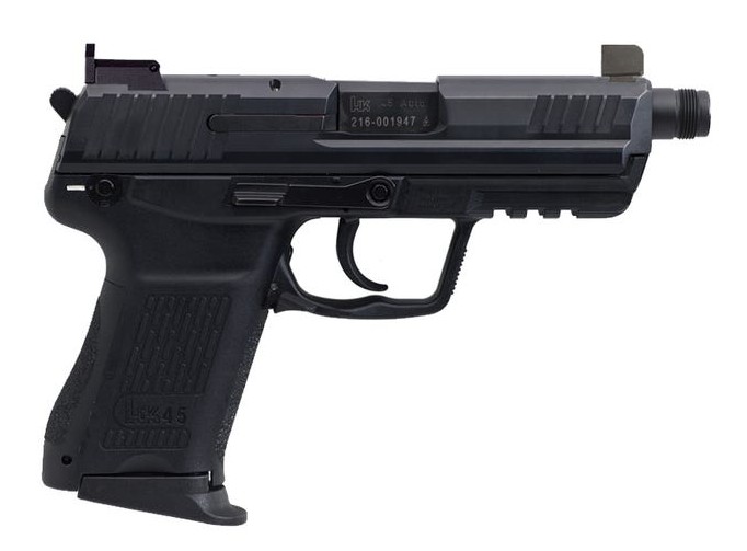 HK45C Tact V7 LEM 45ACP 4.57″ TB  NS Blk 2/10rd