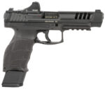 HK 81001159 VP9L SCS 9mm Luger 15+1 5" Black Polygonal Rifled Barrel, Long/Lightening Cuts/Optic Cut SCS Steel Slide, Polymer Frame w/Picatinny Rail, Black Interchangeable Backstrap Grip