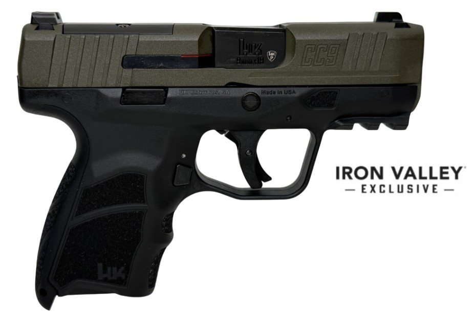 CC9 Micro Comp 9mm 3.32″ OR Grn/Blk 2/10-rd IVS