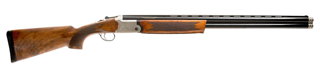 Gforce Arms GF51228 GF5 Filthy Pheasant Full Size 12 Gauge Break Open 3″ 2rd 28″ Black Over/Under Vent Rib Barrel, Nickel Plated Aluminum Receiver, Fixed Turkish Walnut Stock, 5 Chokes