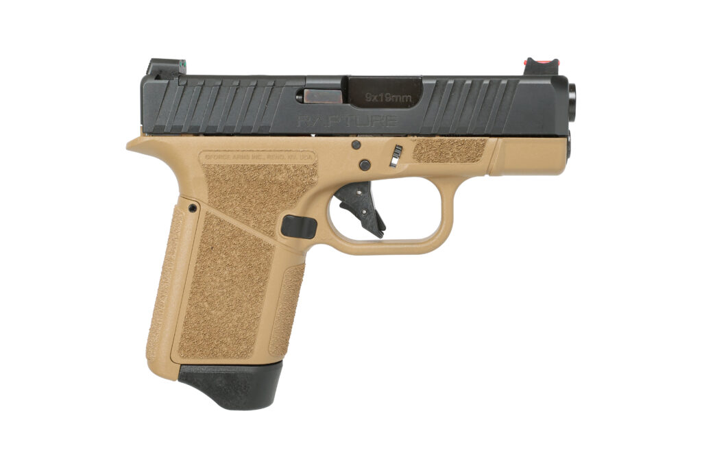 GFORCE ARMS GF9 9MM 3.25″ FDE/NKL 12+1