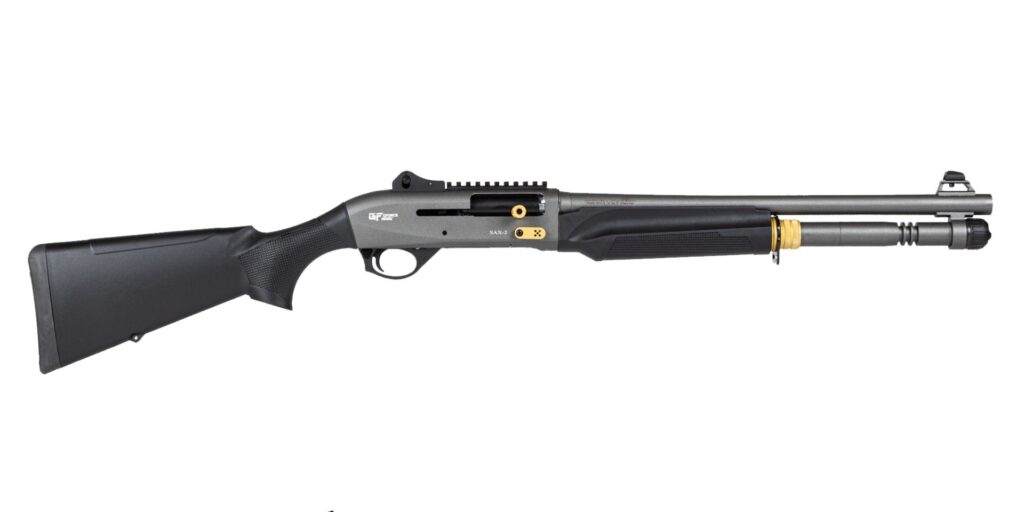 G-Force Gatlander 12ga 18.5″ Grey Syn 5-rd