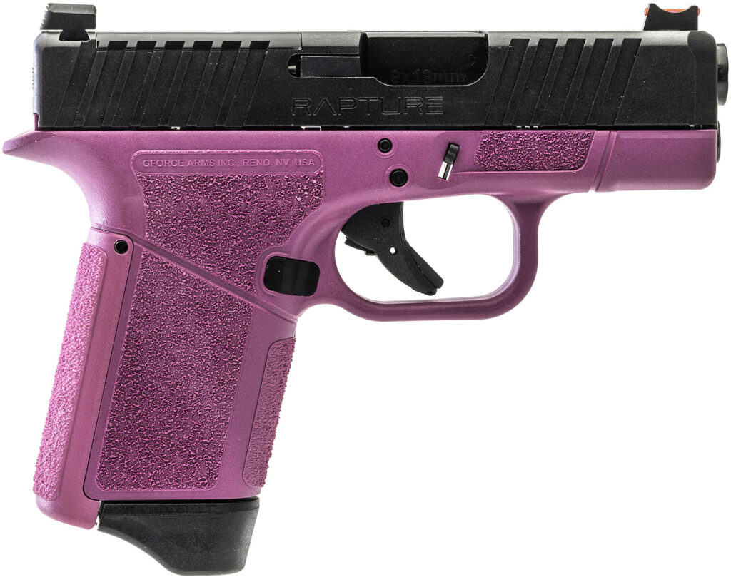 GFORCE ARMS GF9 9MM 3.25″ PNK/BLK 12+1