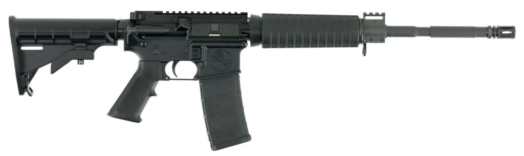 ArmaLite DEF15 M-15 Defensive Sporting Rifle 223 Rem/5.56 NATO 30+1 16″ Chrome Moly Vanadium Barrel, Black Hard Coat Anodized Receiver, Black Synthetic 6 Position Collapsible Stock, Black Polymer Grip