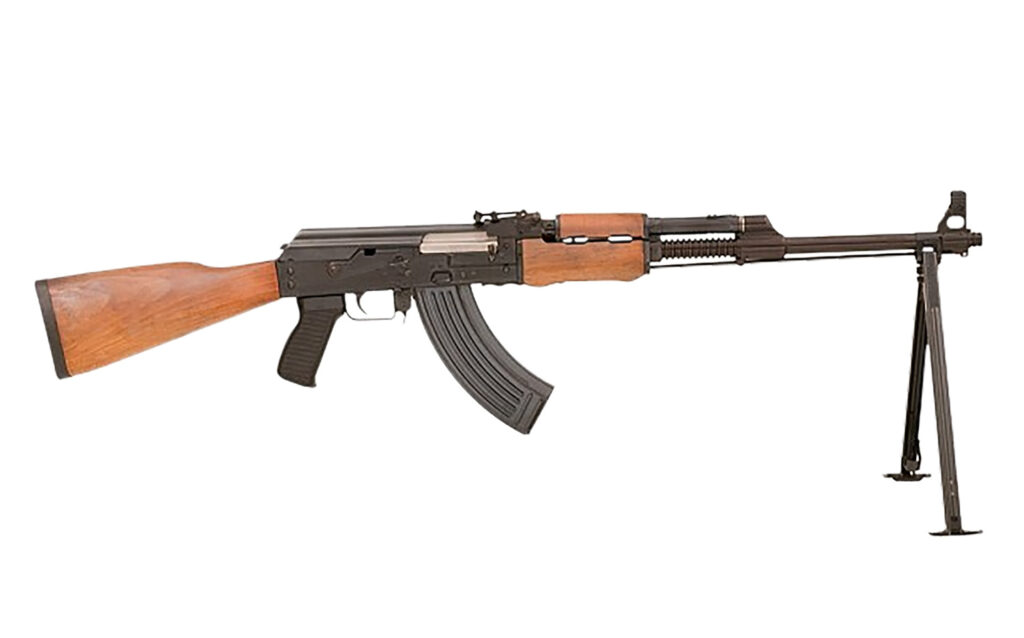 Zastava Arms Usa ZR72762W ZPAP M72 RPK 7.62x39mm 30+1 21″ Black Finned Barrel Black, Black Steel Receiver, Fixed Walnut Stock, Detachable Bipod