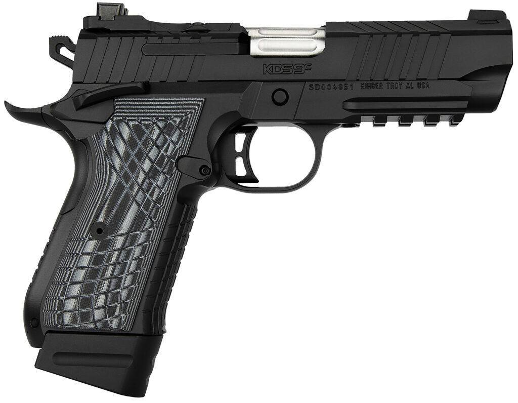 Kimber Mfg.,inc 3100014 KDS9C Rail 9mm 15+1 18+1 4.09″ KimPro Black Front and Rear Serrations Stainless Steel G-10 Grip
