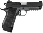 Kimber Mfg.,inc 3100015 KDS9C  9mm 15+1 4.09" KimPro Gray/Black Front and Rear Serrations Stainless Steel Black Crosshatch cut G-10 Grip