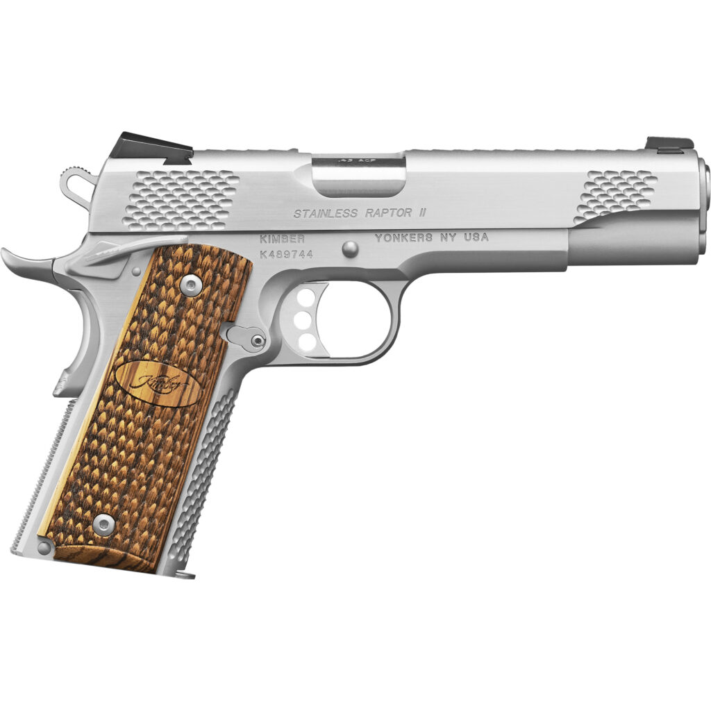 KIMBER STAINLESS RAPTOR II 45ACP 5″ #