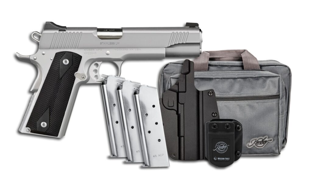 KIMBER STAINLESS LW 45ACP 5″ 8+1