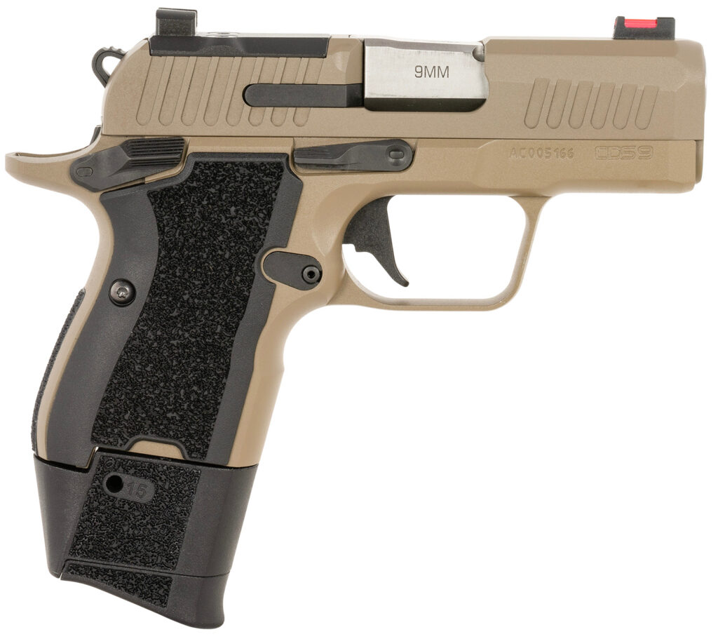 Kimber Mfg, Inc 3700881 CDS9 Lite 9mm Luger 15+1 3.18″ Match Grade Barrel, Stainless Steel Optic Ready/Serrated Slide, Aluminum Frame w/Beavertail, RMSc Footprint, Ambidextrous