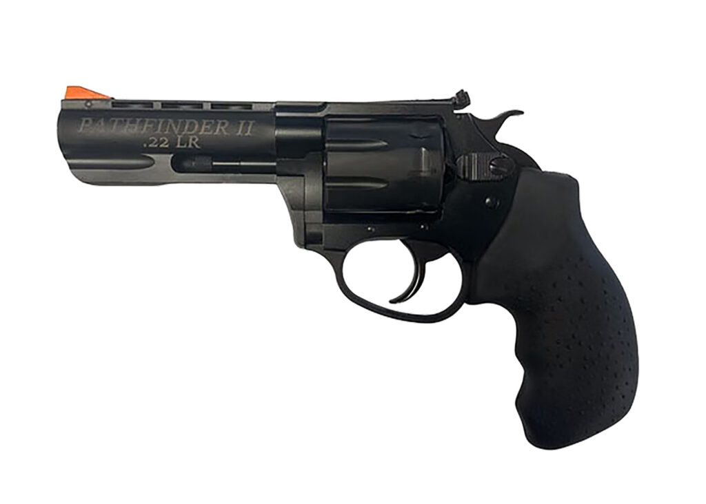 Charter Arms 12335 Pathfinder II Small Frame 22 Mag 8 Shot 3.50″ Black Passivate Steel Barrel & Cylinder, Black Passivate Aluminum Frame, Black Rubber Grip, Exposed Hammer
