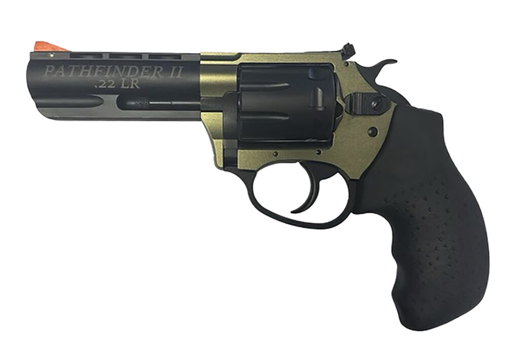 Charter Arms 52236 Pathfinder II Small Frame 22 LR 8 Shot 3.50″ Black Passivate Steel Barrel & Cylinder, OD Green Aluminum Frame, Black Rubber Grip, Exposed Hammer