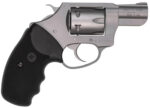 Charter Arms 72324 Pathfinder  Small 22 WMR, 8 Shot 2" Stainless Steel Barrel  & Cylinder, Anodized Aluminum Frame w/Black Finger Grooved Rubber Grip, Exposed Hammer