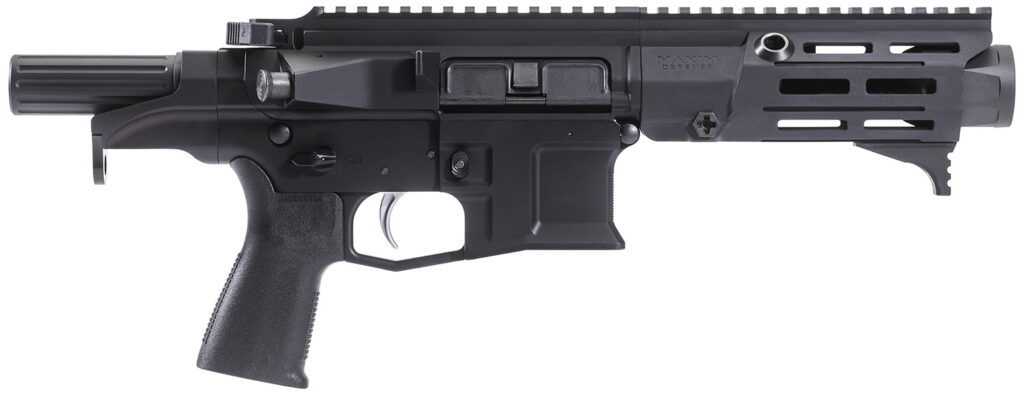Maxim Defense MXM50803 PDX 505-SPS 5.56x45mm NATO Caliber with 5.50″ Barrel, 20+1 Capacity, Black Metal Finish, Black Polymer Grip