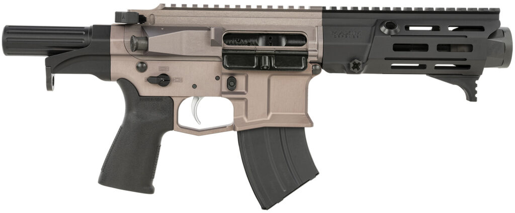 Maxim Defense MXM50840 PDX 505-SPS 7.62x39mm Caliber with 5.50″ Barrel, 20+1 Capacity, Urban Grey Metal Finish, Urban Grey Polymer Grip