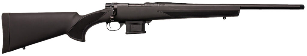 Howa HMA6ARCSB M1500 Mini Action 6mm ARC 5+1 22″ Black Steel Threaded Barrel, Matte Blue Steel Receiver Drilled & Tapped, Fixed HTI Matte Black Synthetic Stock