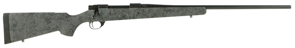 Howa HHS63701 M1500 HS Precision 7mm Rem Mag 3+1 24″ Barrel, Black Metal Finish, Gray Black Webbed Fixed HS Precision Stock