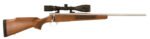 Howa HWH308TS M1500 Standard Hunter 308 Win 5+1 22" Stainless Steel Threaded Barrel, Stainless Steel Receiver, Fixed Walnut Stock, *Scope Not Included*
