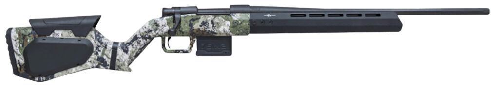 Howa HHERA65CCFXK7 Hera H7 6.5 Creedmoor 5+1 24″ Black Heavy Threaded Barrel, M-LOK, XK7 Kings Camo w/Black Webbing Adjustable Synthetic Stock, Right Hand