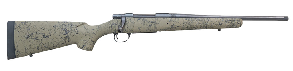 Howa HHSSL308ODG16 1500 Superlite Gen2 Full Size 308 Win 3+1 16.25″ Black Threaded Barrel, Matte Blue Steel Drilled & Tapped Receiver, OD Green w/Black Webbing HS Precision Synthetic Stock, Right Hand