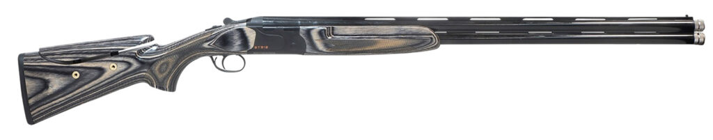 Pointer REXST912BBL12 FT912 Sport Trek Full Size 12 Gauge Break Open 3″ 2rd 28″ Black Over/Under Vent Rib Barrel, Black Steel Receiver, Adj Comb Gray Laminate Stock, Ambidextrous