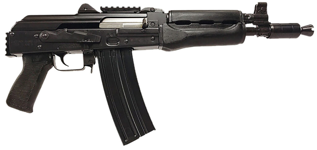 Zastava Arms Usa ZP85556PA ZPAP 85 5.56x45mm NATO 30+1 10″ Black, Polymer Grip, Dark Wood Handgaurd, Stock Adapter, Muzzle Brake