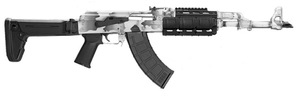 ZPAPM70 AK 7.62X39 16.3″ 30rd White Camo