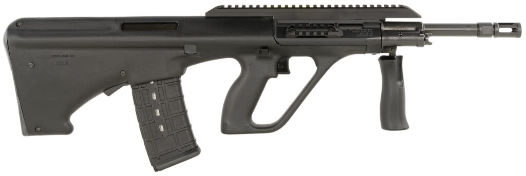 Steyr Arms AUGM2BLKEXT300 AUG A3 M2 300 Blackout 30+1 16″ Black Steel Barrel, Black Mannox Receiver, Black Synthetic Stock
