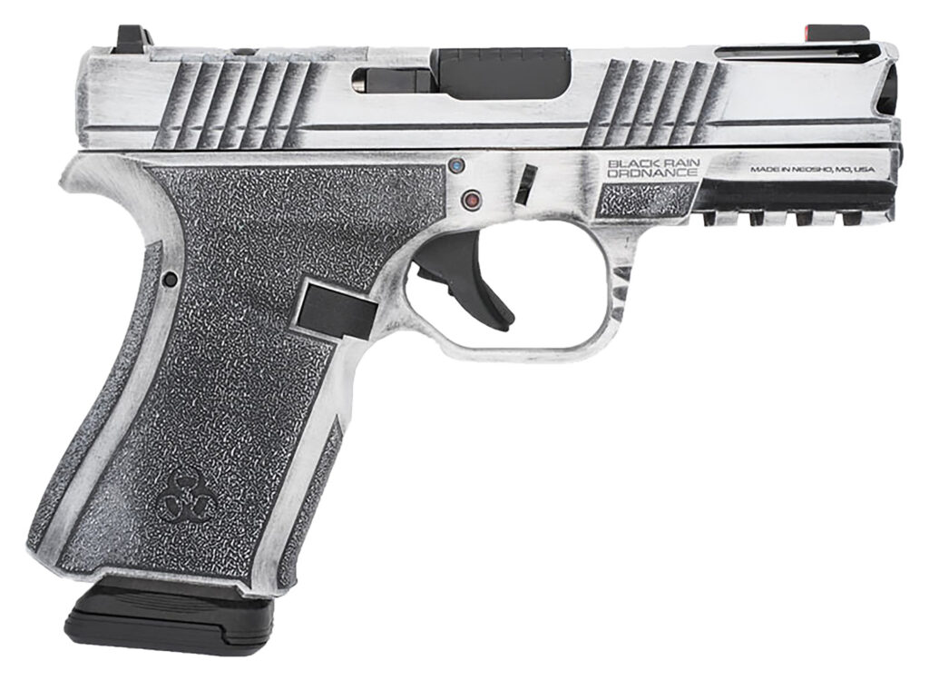 Black Rain Ordnance FLP9MMWB   Compact Frame 9mm 15+1 4″ Stainless Steel Slide