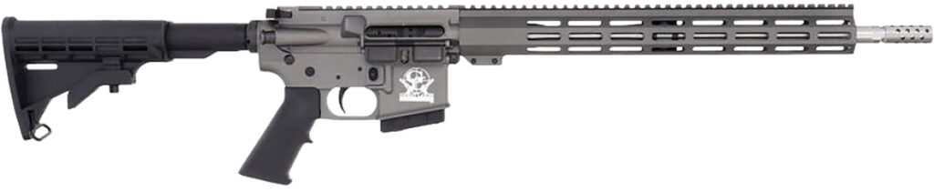 Great Lakes Firearms GL15350SSTNG16 GLFA  350 Legend 5+1 18″ Stainless Threaded Barrel, Tungsten Cerakote Picatinny Rail Aluminum Receiver, M-LOK Handguard, Black Synthetic Stock, Mil-Spec Grip