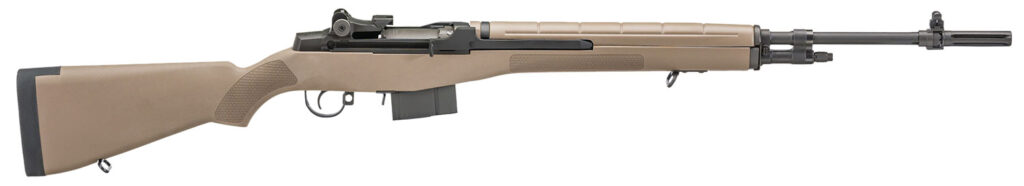 Springfield Armory MA9120 M1A Standard Issue 308 Win/7.62x51mm 10+1 22″ Black Parkerized Carbon Steel Barrel, Black Parkerized Steel Receiver, Flat Dark Earth Synthetic Fixed Stock, Right Hand
