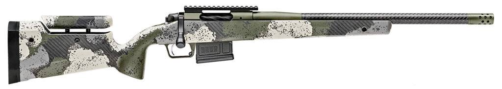 Springfield Armory BAW920308CFGA 2020 WayPoint  308 Win,7.62x51mm NATO 5+1 20″ CF Evergreen Camo Hybrid Profile w/Adj Cheek Comb & M-LOK Stock Mil-Spec Green Cerakote Right Hand