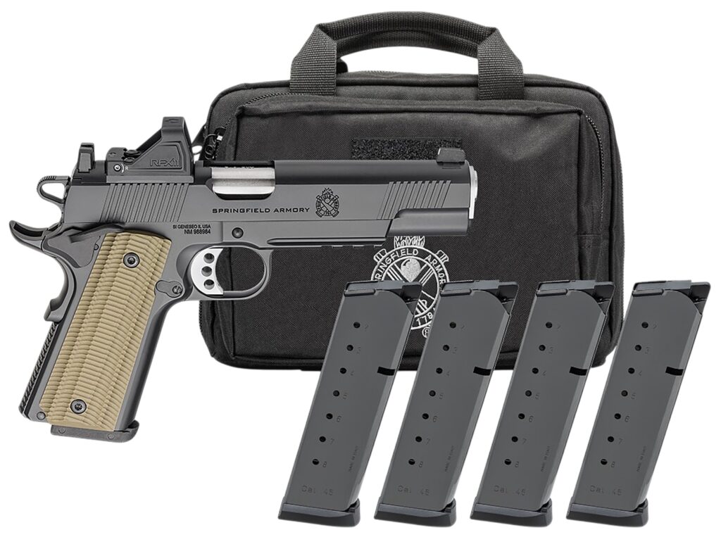 SPRINGFIELD ARMORY 1911 OPERATOR 45ACP BK 5″ OR G