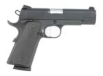 Tisas Arms 10100119 1911  Carry 45 ACP 8+1 4.25" Black Cerakote Carbon Steel Serrated Slide & Frame w/Beavertail, Black Rubber Grip