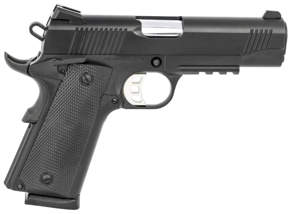 TISAS 1911 CARRY 45ACP BL/RAIL 4.25″