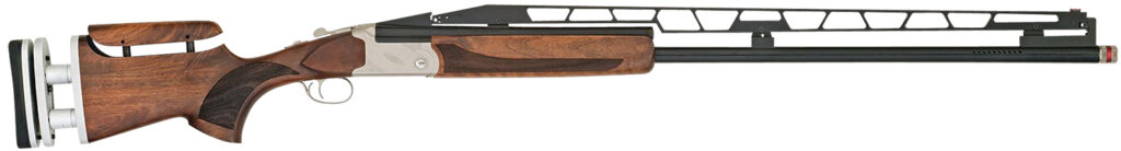 TriStar 35414 TT-15A Unsingle USA 12 Gauge 1rd 2.75″ 34″ Adjustable Rib Barrel Silver Rec Walnut Fixed with Adjustable Comb Stock Right Hand (Full Size) Includes 3 Extended MobilChoke