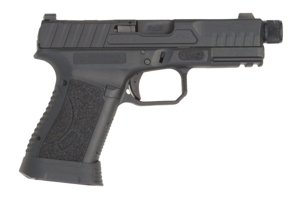 TriStar 85780 Apoc Pro 9mm Luger 15+1 4.50″ Black Threaded Barrel, Black Steel Optic Ready/Serrated Slide, Black Polymer Frame w/Picatinny Rail, Interchangeable Backstrap Grip