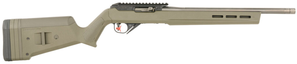 True Precision Inc TP1022GRNBLSSA TP/22  22 LR 16″ Match Grade Barrel, Picatinny Rail Aluminum Receiver, M-LOK Forend, Magpul Hunter X-22 Polymer Stock